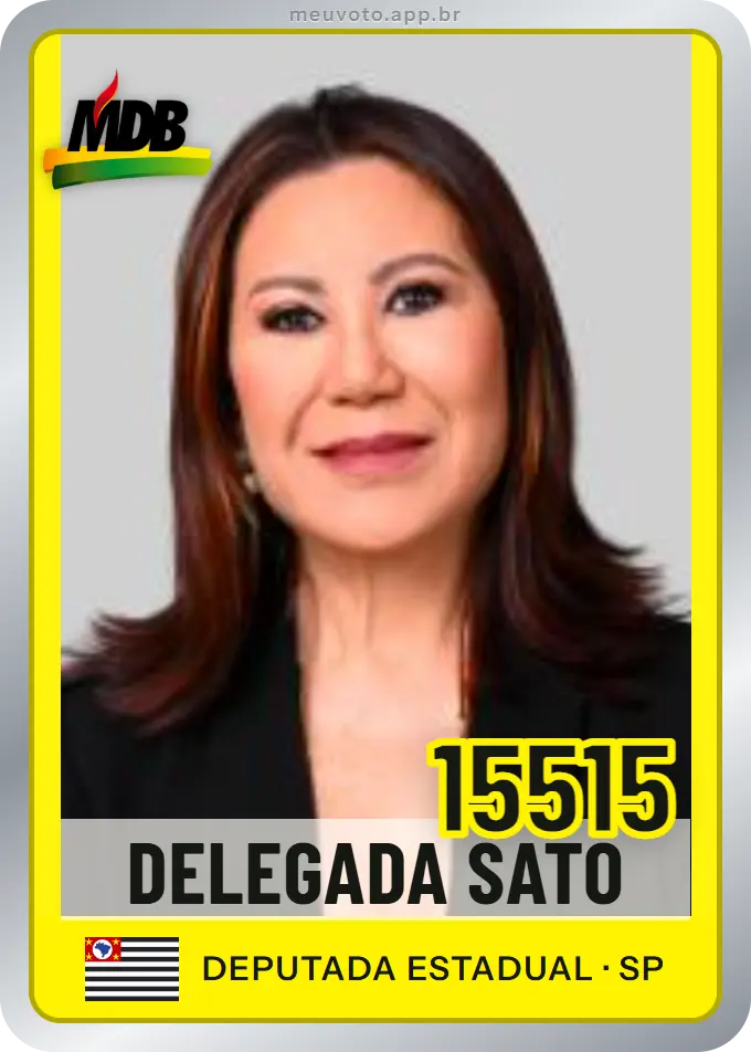 Carta de Delegada Sato, número 15515, MDB