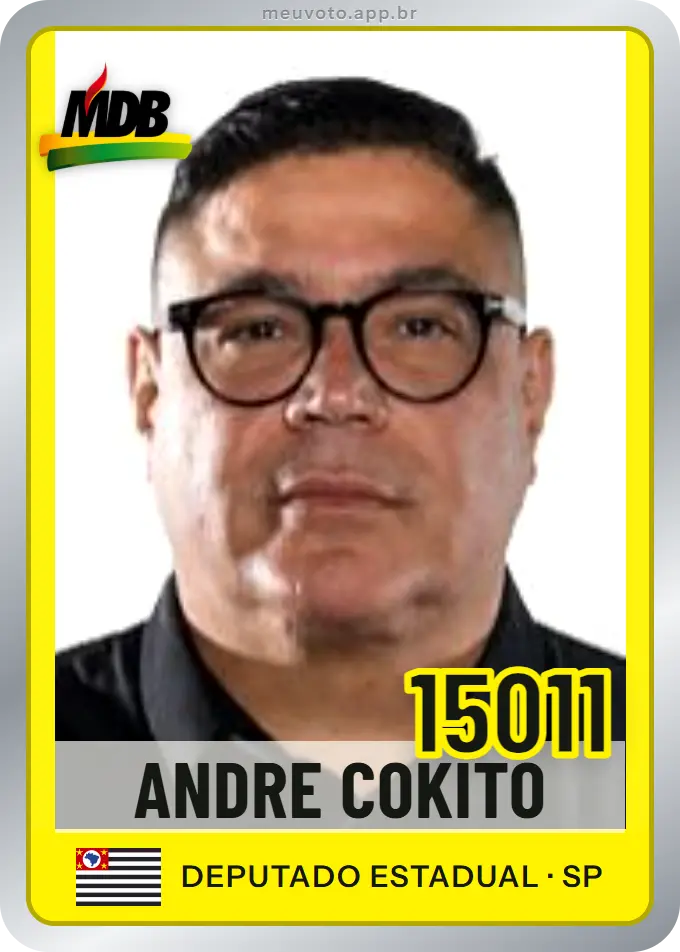 Carta de Andre Cokito, número 15011, MDB