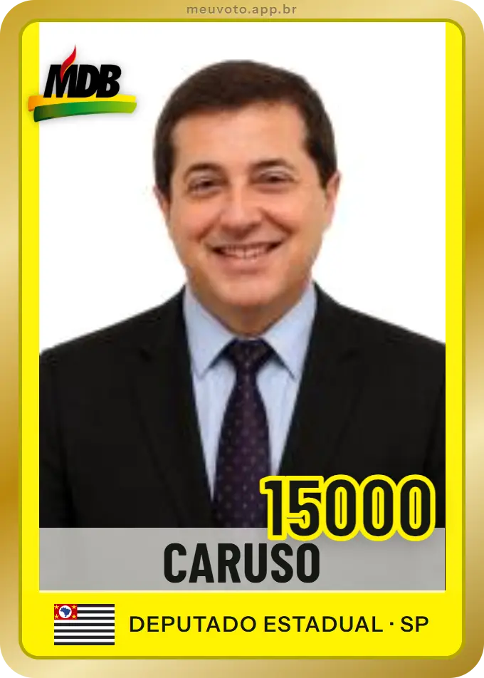 Carta de Caruso, número 15000, MDB