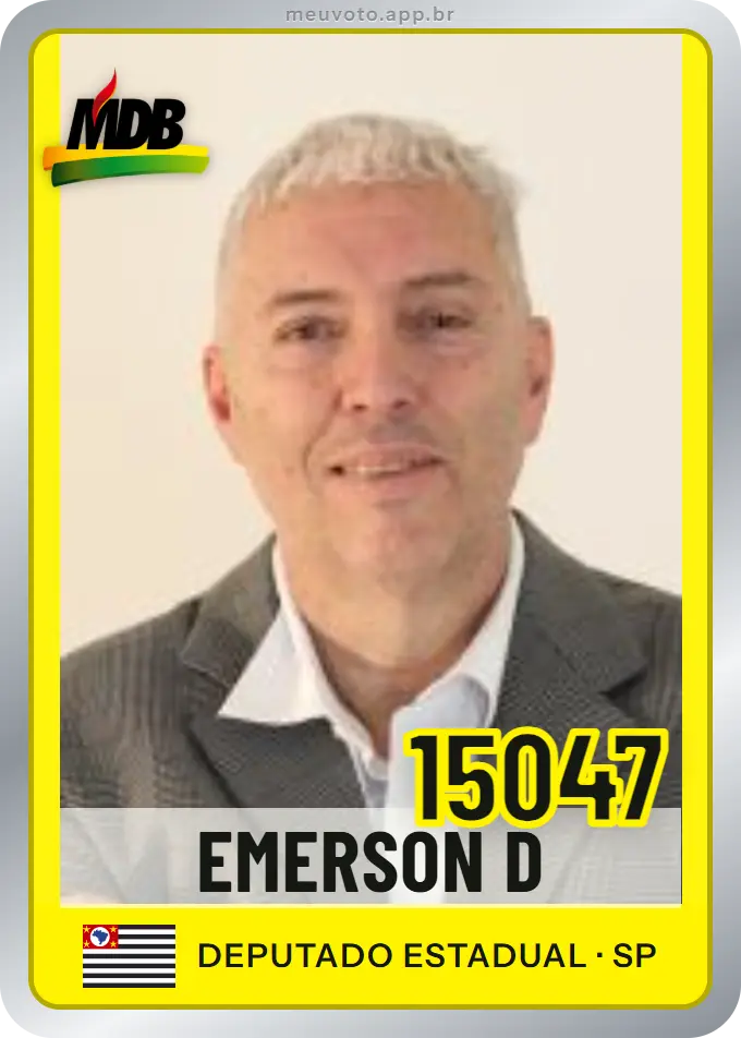 Carta de Emerson D, número 15047, MDB