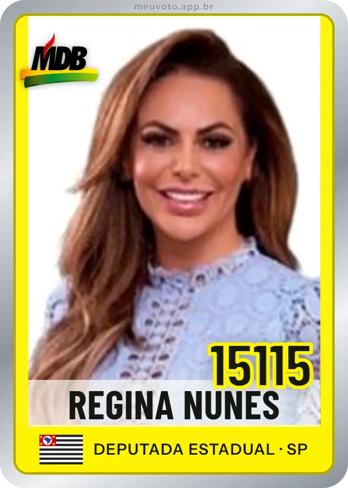 Carta de Regina Nunes, número 15115, MDB