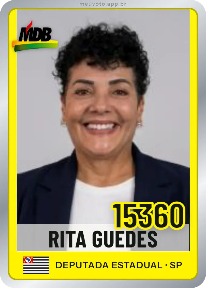 Carta de Rita Guedes, número 15360, MDB