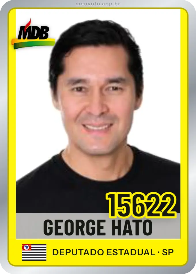 Carta de George Hato, número 15622, MDB