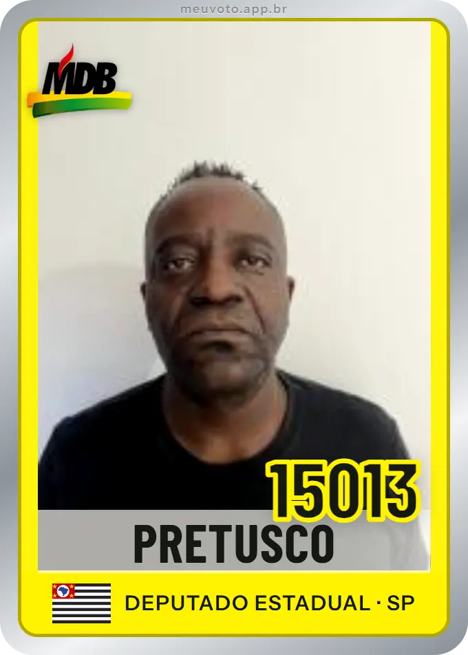 Carta de Pretusco, número 15013, MDB