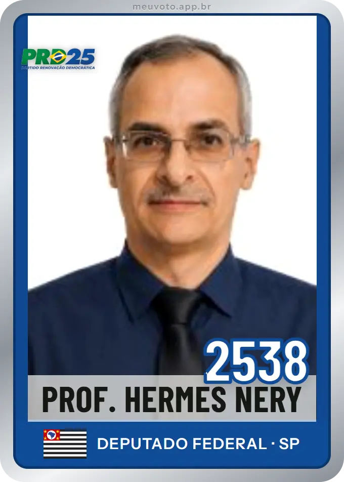 Carta de Prof. Hermes Nery, número 2538, PRD