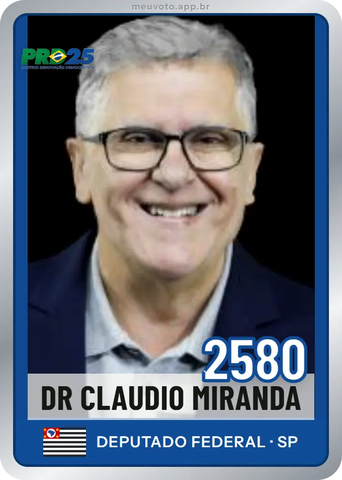 Carta de Dr Claudio Miranda, número 2580, PRD
