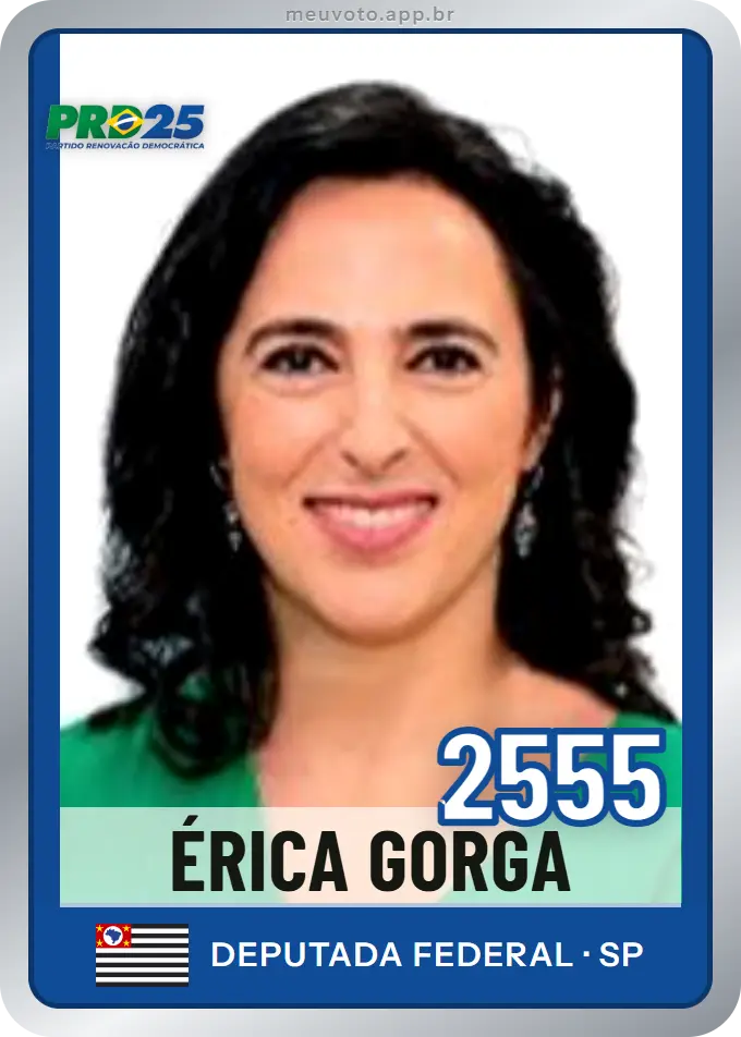 Carta de Érica Gorga, número 2555, PRD
