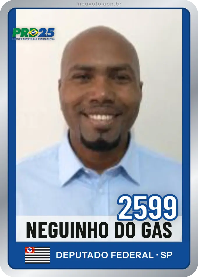 Carta de Neguinho do Gás, número 2599, PRD