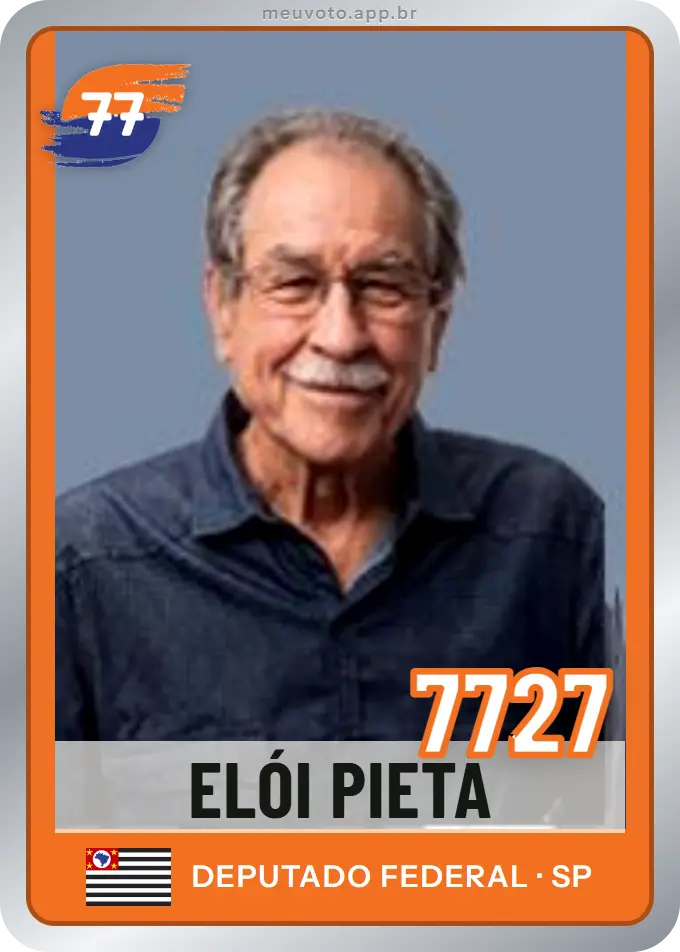 Carta de Elói Pietá, número 7727, Solidariedade