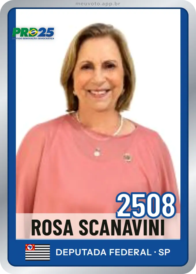 Carta de Rosa Scanavini, número 2508, PRD