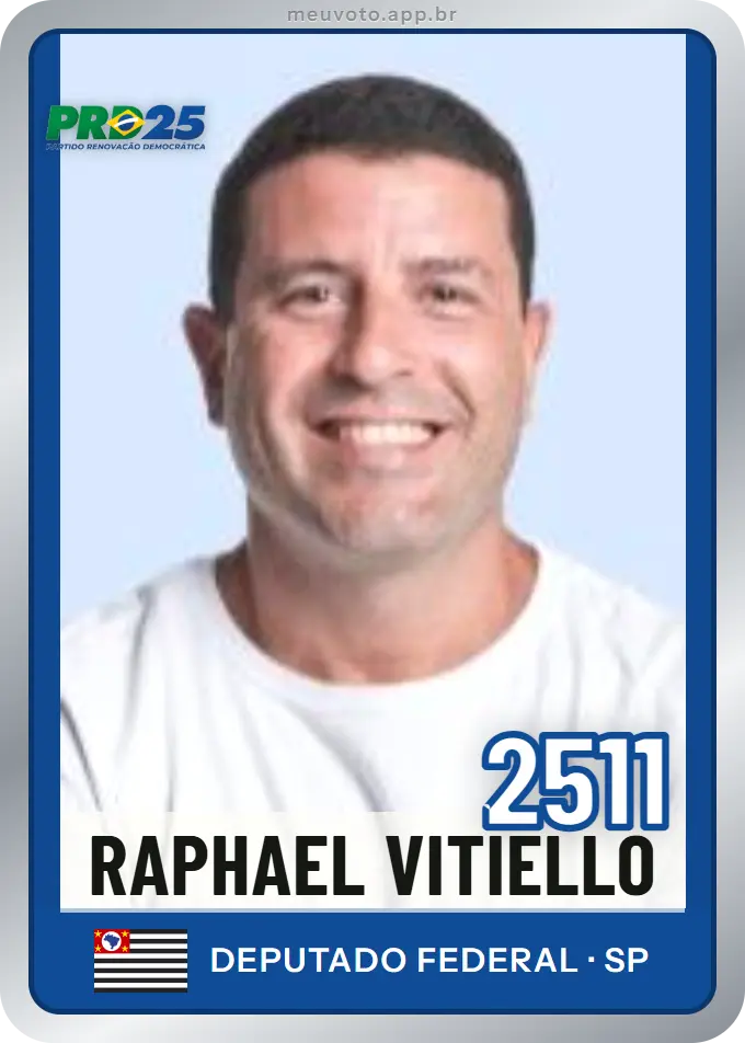 Carta de Raphael Vitiello, número 2511, PRD