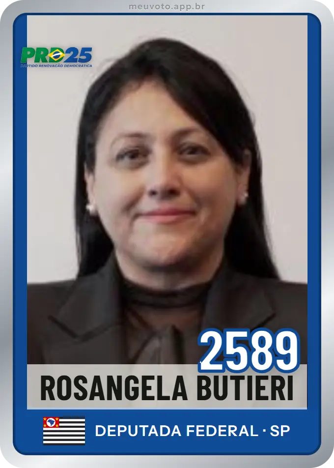 Carta de Rosangela Butieri, número 2589, PRD