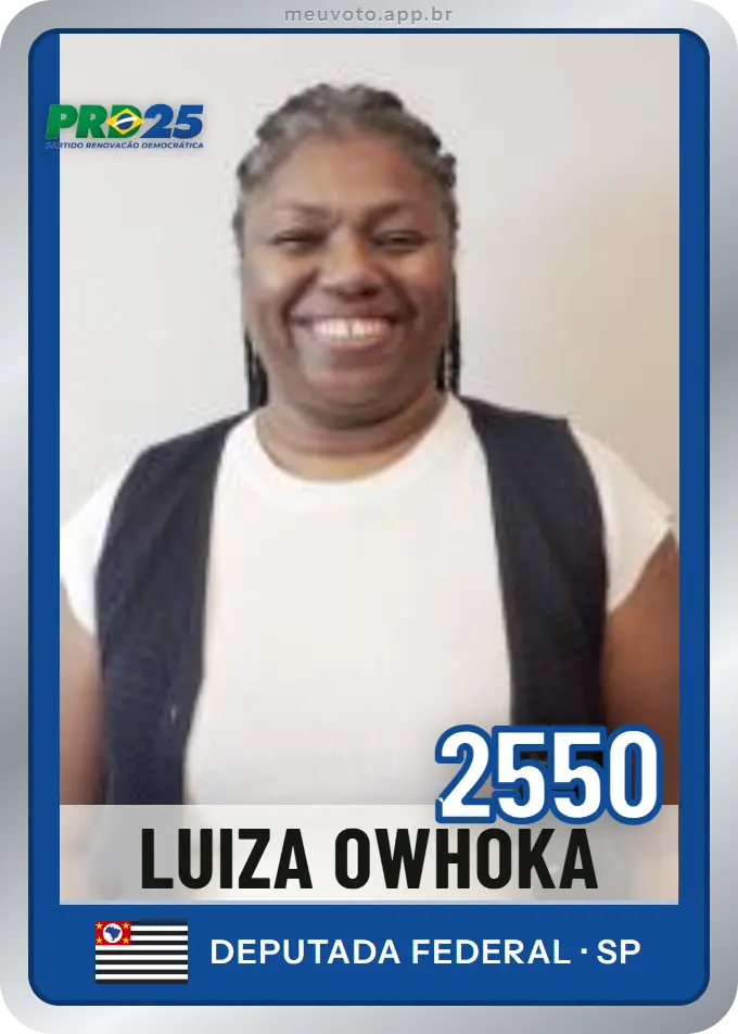 Carta de Luiza Owhoka, número 2550, PRD
