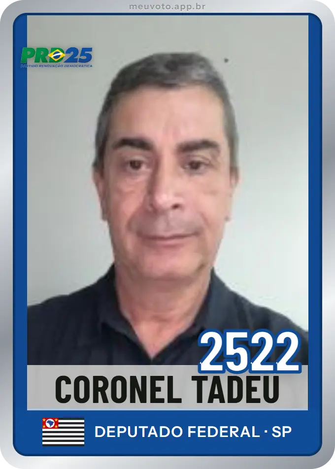 Carta de Coronel Tadeu, número 2522, PRD
