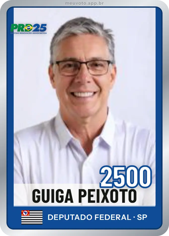 Carta de Guiga Peixoto, número 2500, PRD