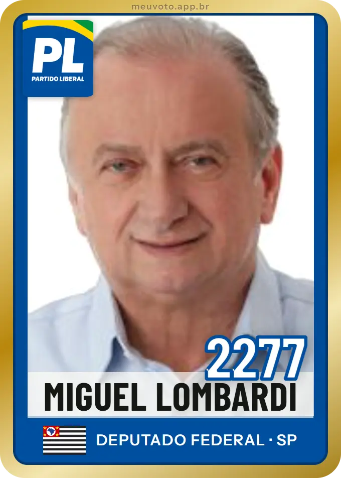 Carta de Miguel Lombardi, número 2277, PL