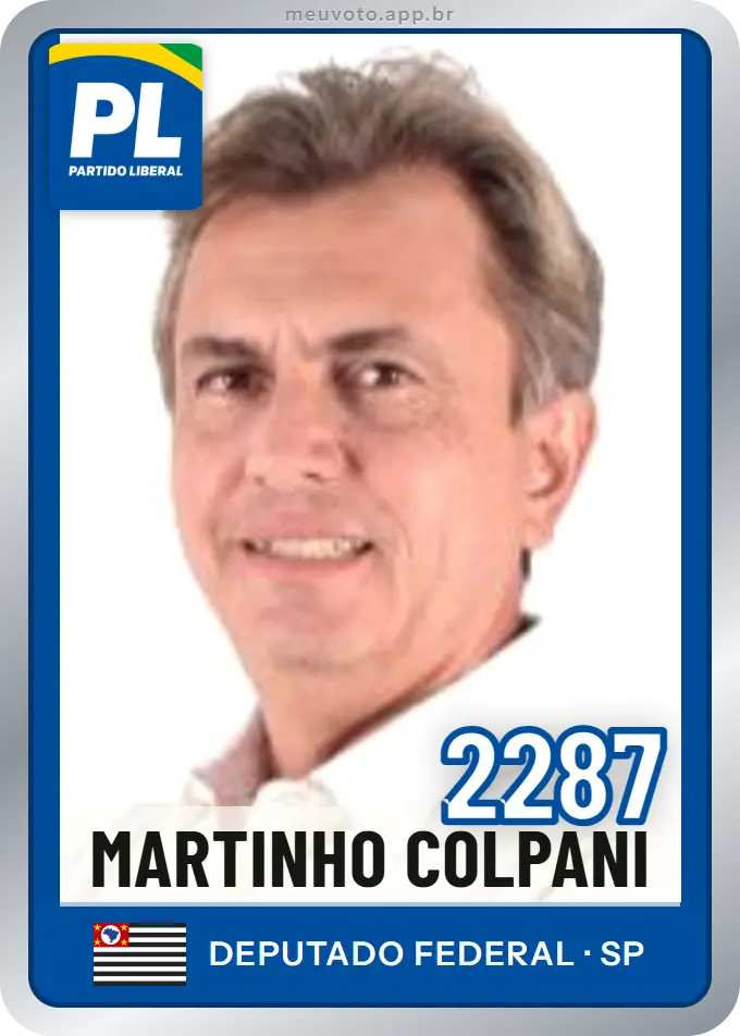Carta de Martinho Colpani, número 2287, PL