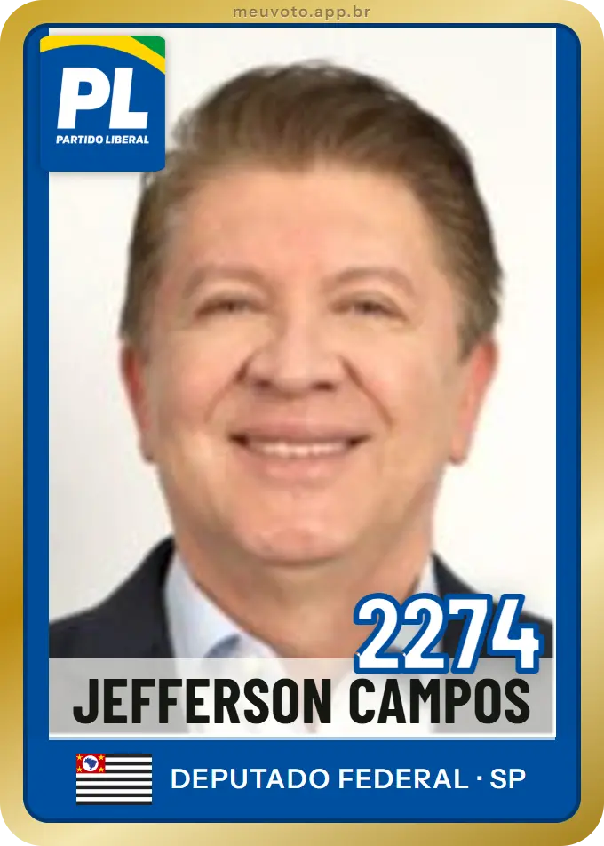 Carta de Jefferson Campos, número 2274, PL