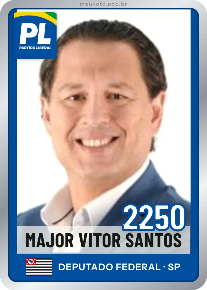 Carta de Major Vitor Santos, número 2250, PL