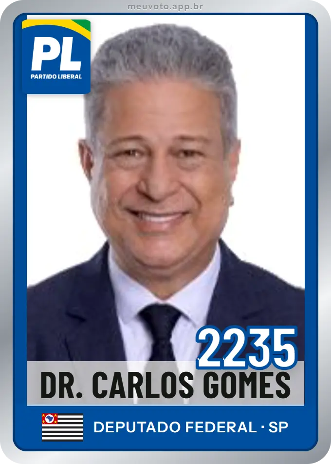 Carta de Dr. Carlos Gomes, número 2235, PL