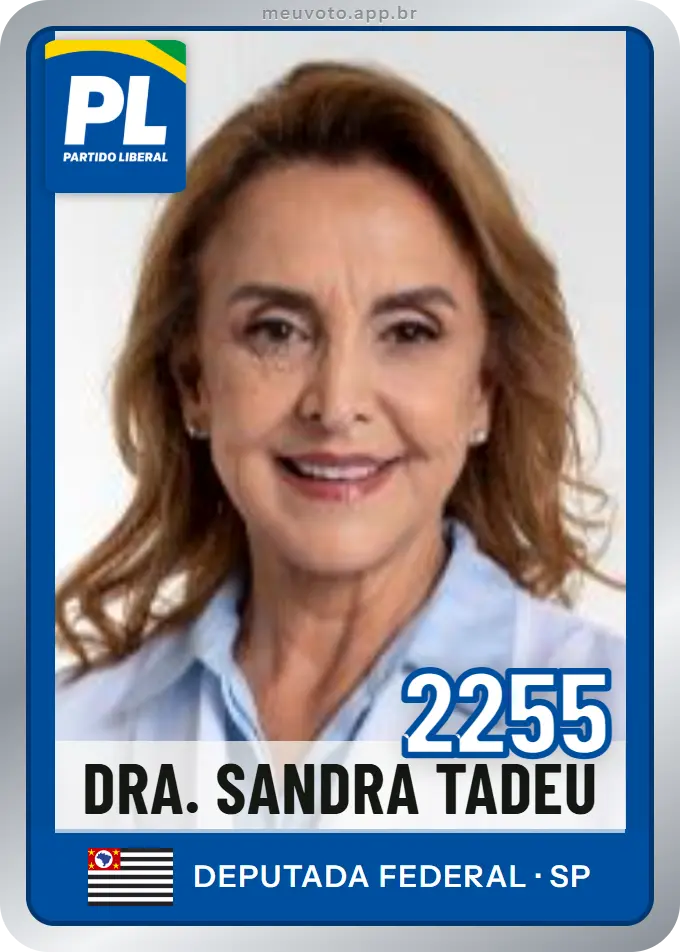 Carta de Dra. Sandra Tadeu, número 2255, PL