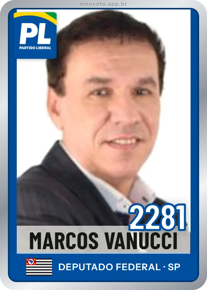 Carta de Marcos Vanucci, número 2281, PL