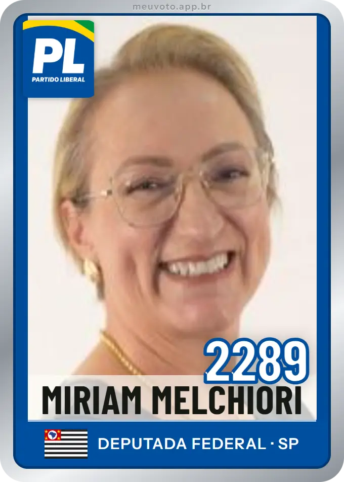 Carta de Miriam Melchiori, número 2289, PL