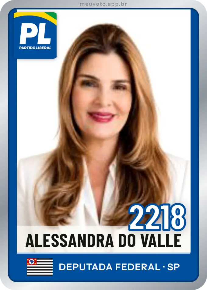 Carta de Alessandra do Valle, número 2218, PL