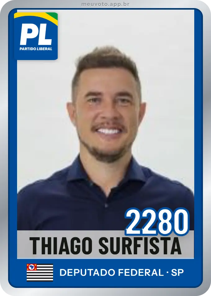 Carta de Thiago Surfista, número 2280, PL
