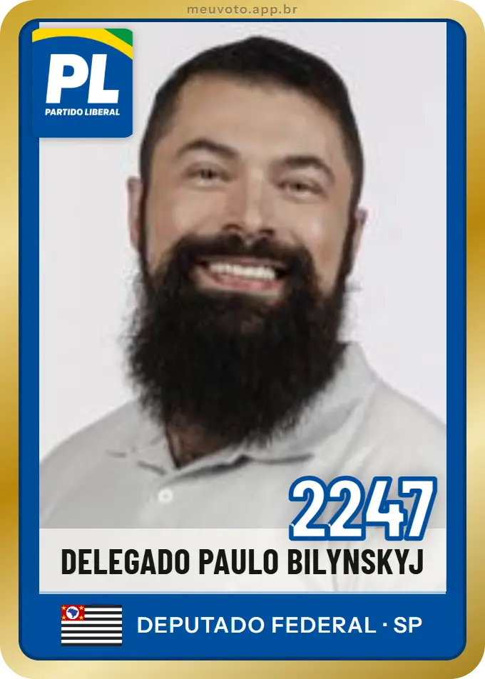 Carta de Delegado Paulo Bilynskyj, número 2247, PL