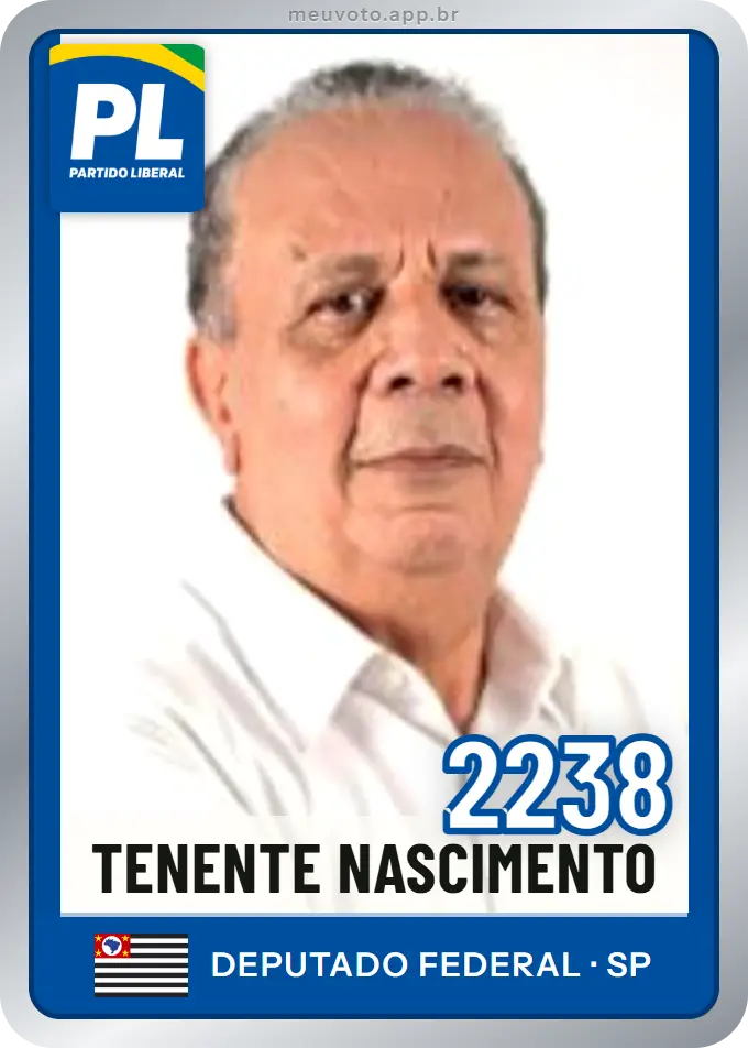 Carta de Tenente Nascimento, número 2238, PL