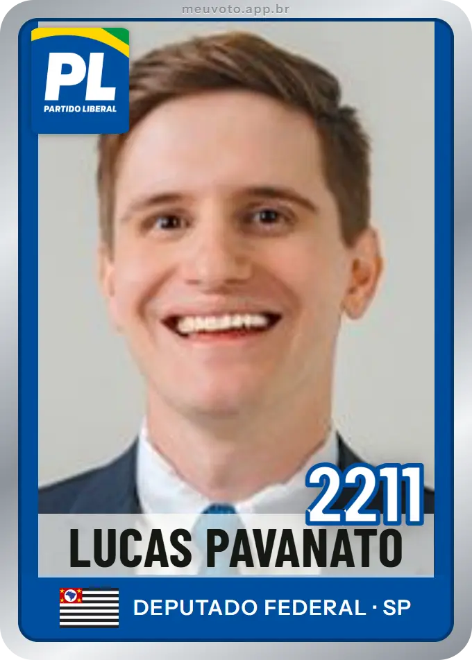 Carta de Lucas Pavanato, número 2211, PL