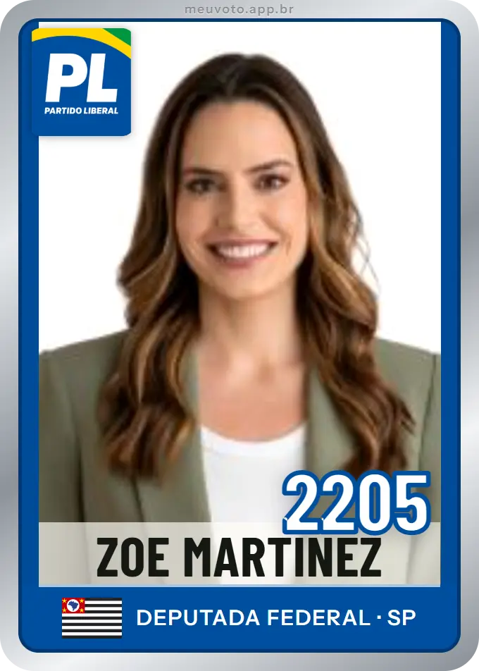Carta de Zoe Martínez, número 2205, PL