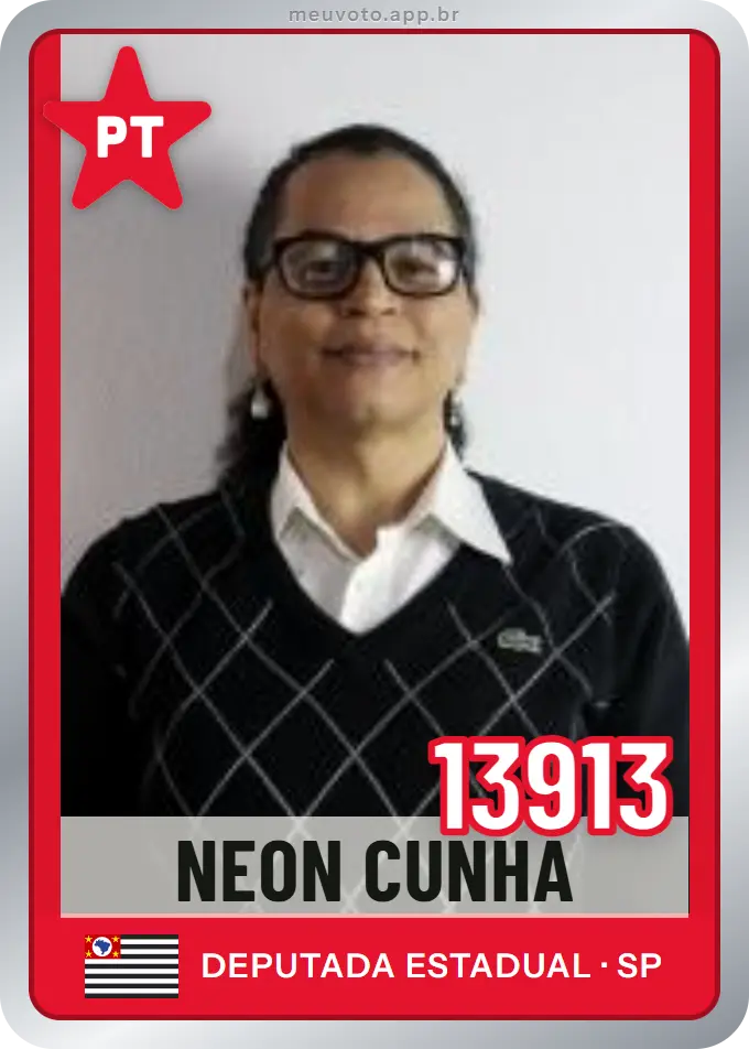 Carta de Neon Cunha, número 13913, PT