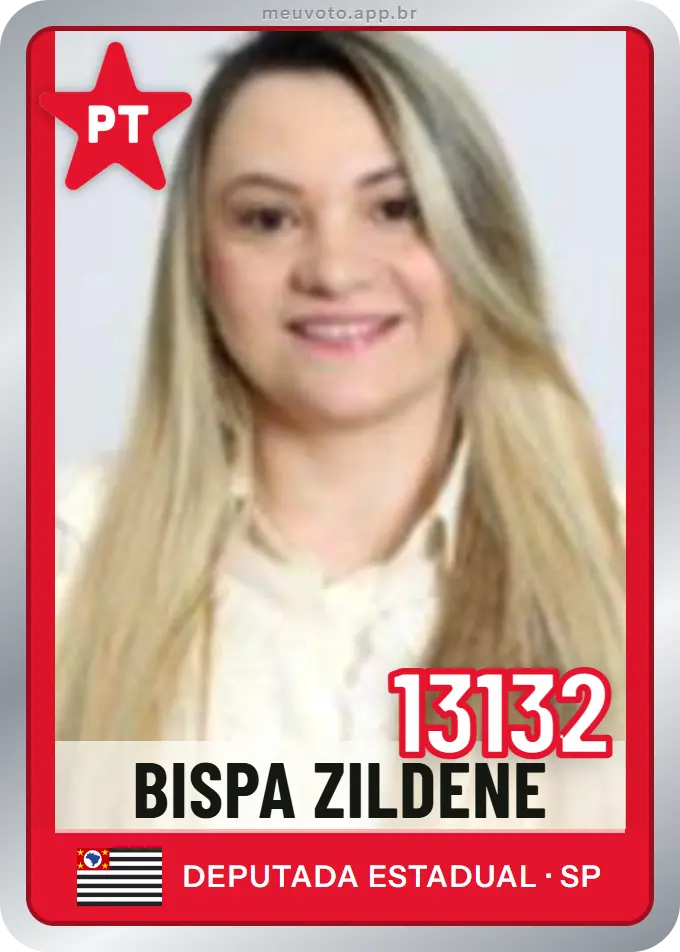 Carta de Bispa Zildene, número 13132, PT