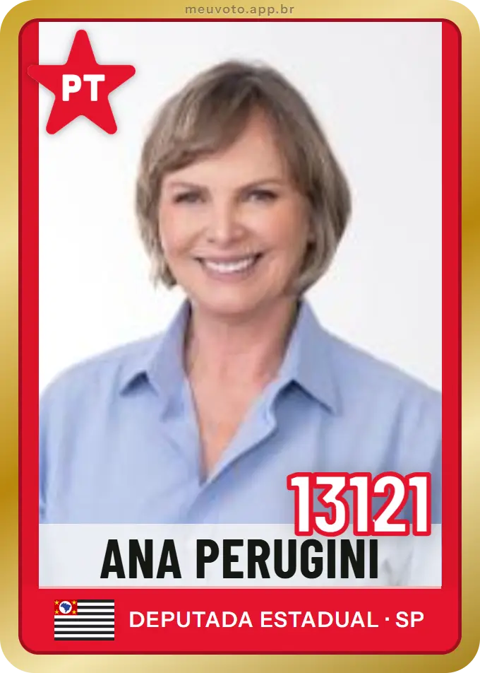 Carta de Ana Perugini, número 13121, PT