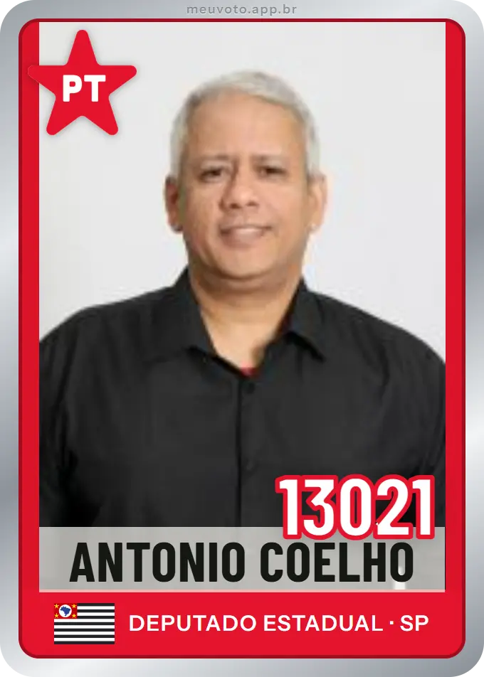Carta de Antonio Coelho, número 13021, PT