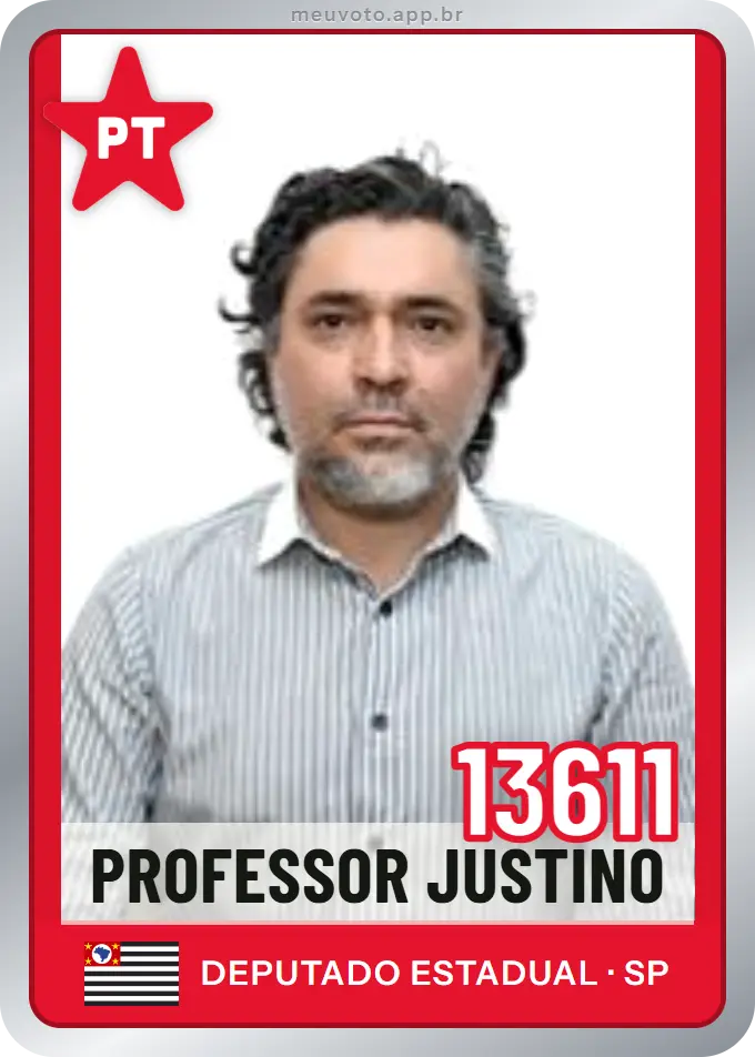 Carta de Professor Justino, número 13611, PT
