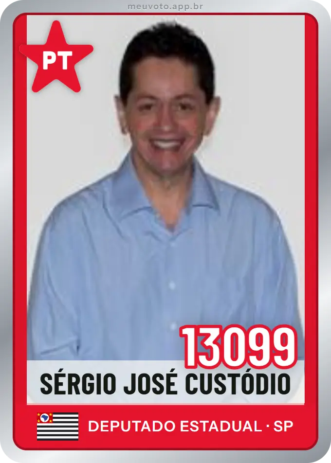 Carta de Sérgio José Custódio, número 13099, PT