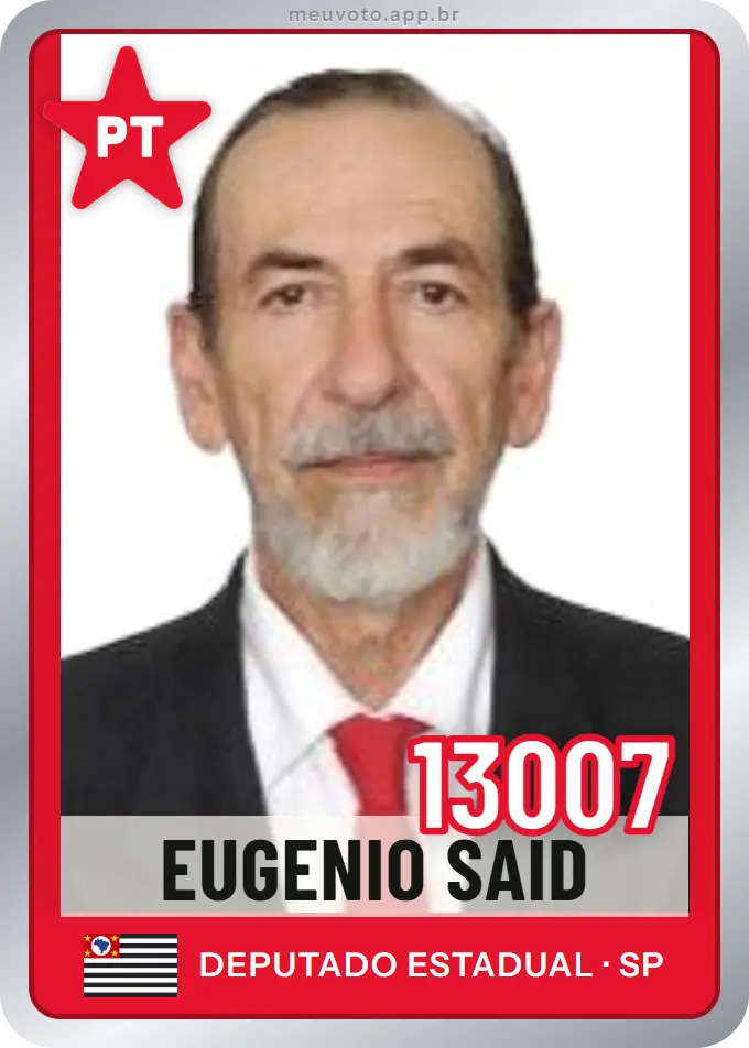 Carta de Eugenio Said, número 13007, PT