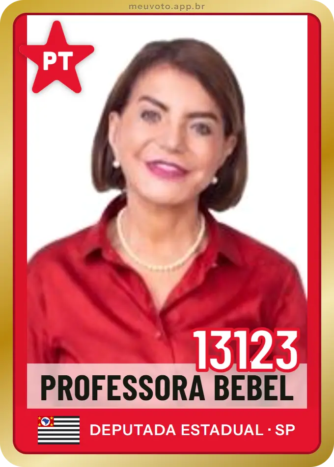 Carta de Professora Bebel, número 13123, PT