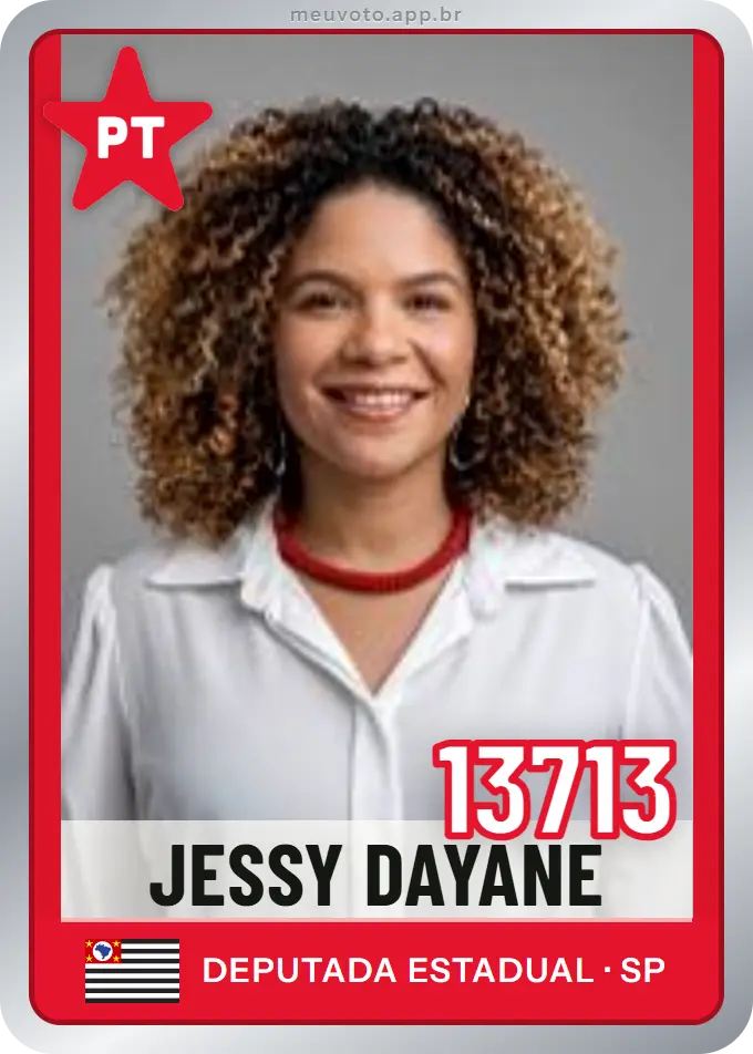 Carta de Jessy Dayane, número 13713, PT