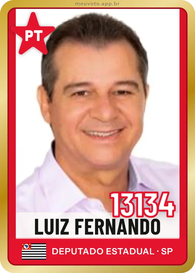 Carta de Luiz Fernando, número 13134, PT