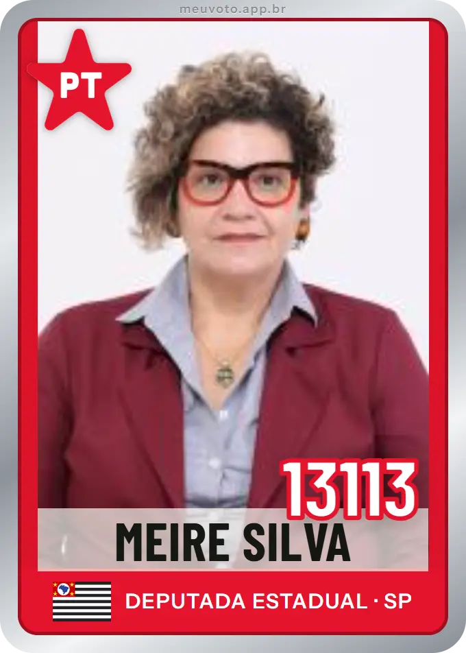 Carta de Meire Silva, número 13113, PT