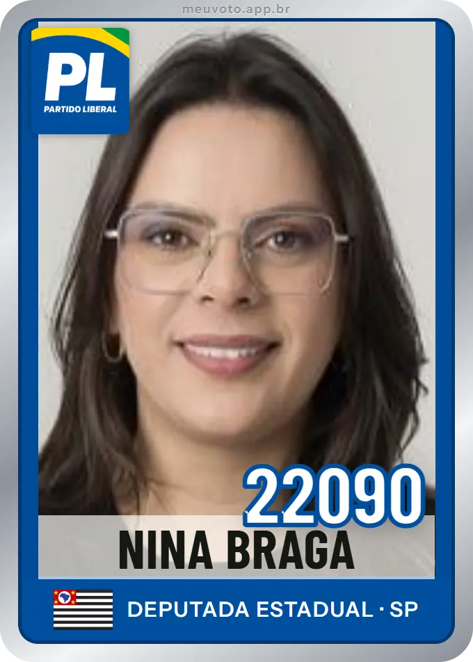 Carta de Nina Braga, número 22090, PL