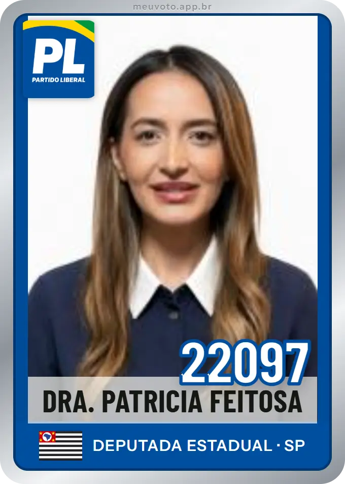 Carta de Dra. Patricia Feitosa, número 22097, PL