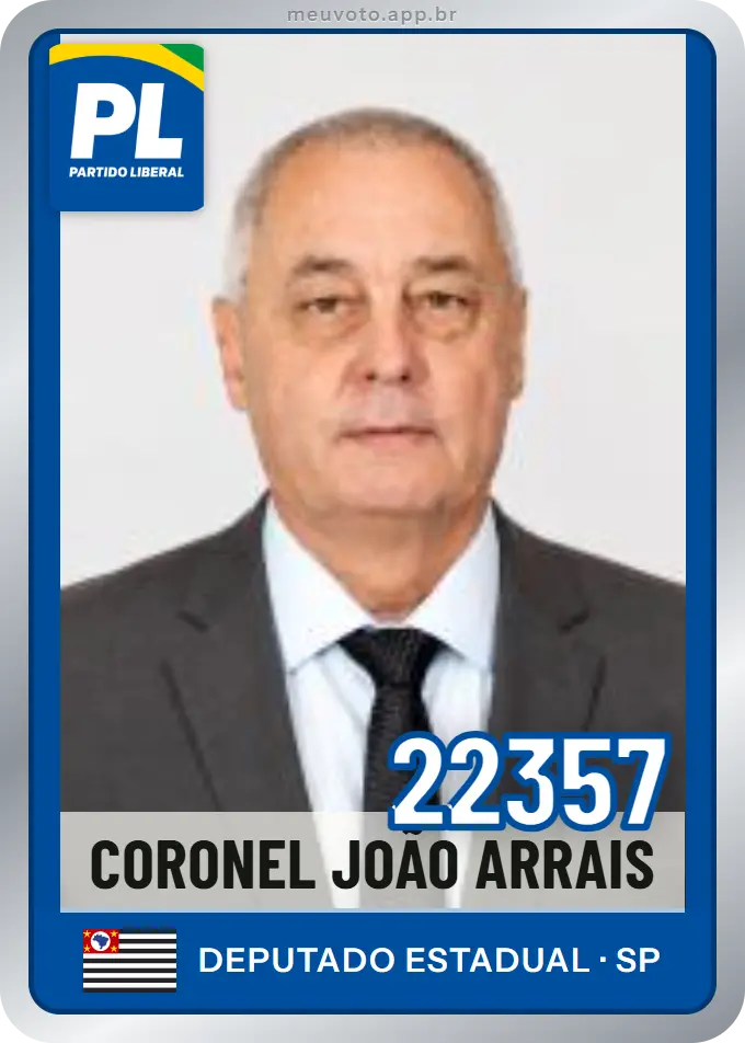 Carta de Coronel João Arrais, número 22357, PL