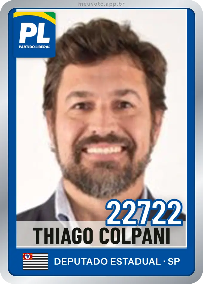 Carta de Thiago Colpani, número 22722, PL