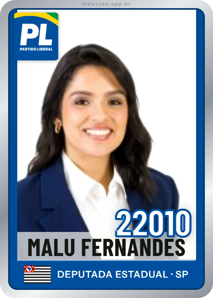 Carta de Malu Fernandes, número 22010, PL
