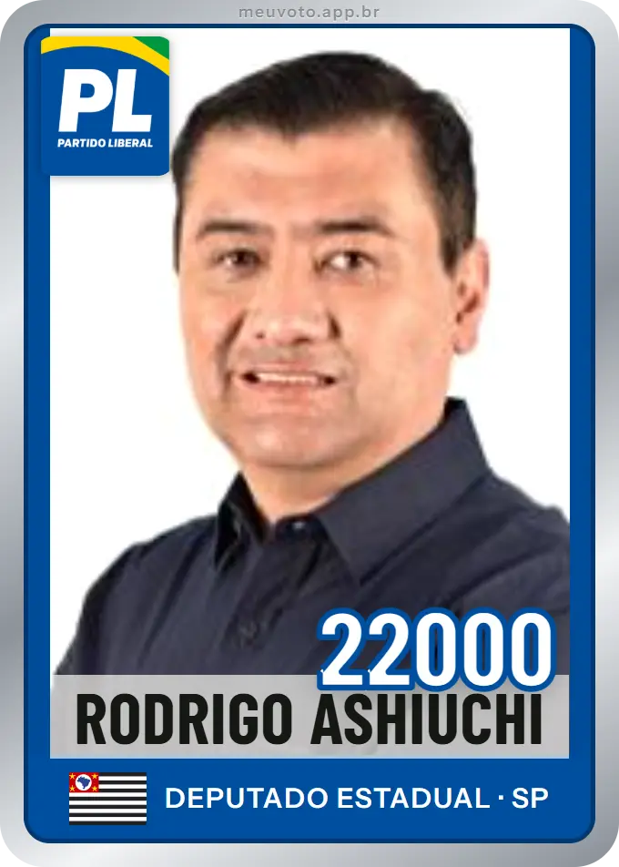 Carta de Rodrigo Ashiuchi, número 22000, PL